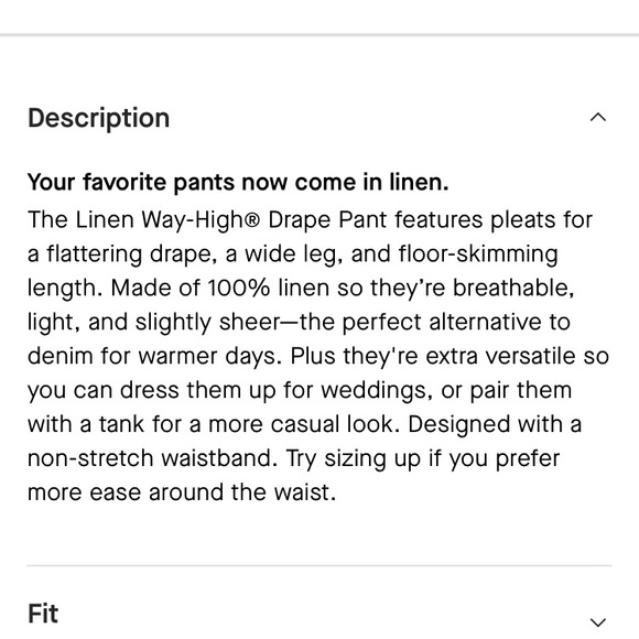 Everlane Way-High Linen Drape pants - Picture 4 of 16